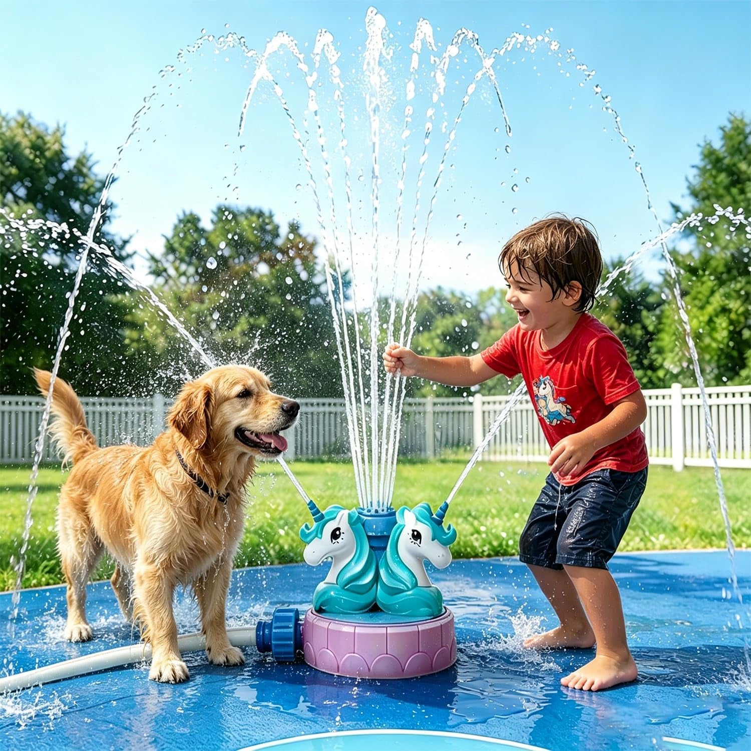 Sprinkler for Kids Outdoor Water Toys