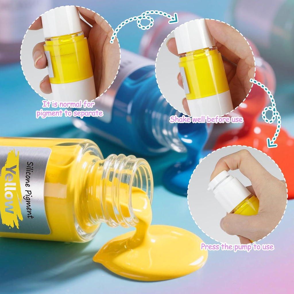 Taba Squishy Silicone Pigment - 12 Colors