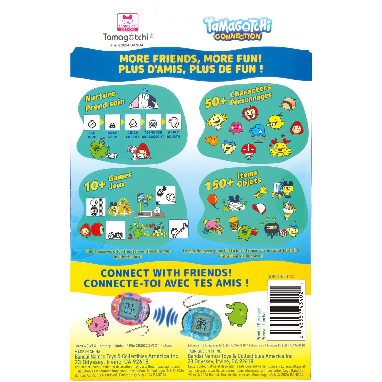 Tamagotchi Connection Ice Cream Shell Virtual Pet Interactive Game Ages 6+