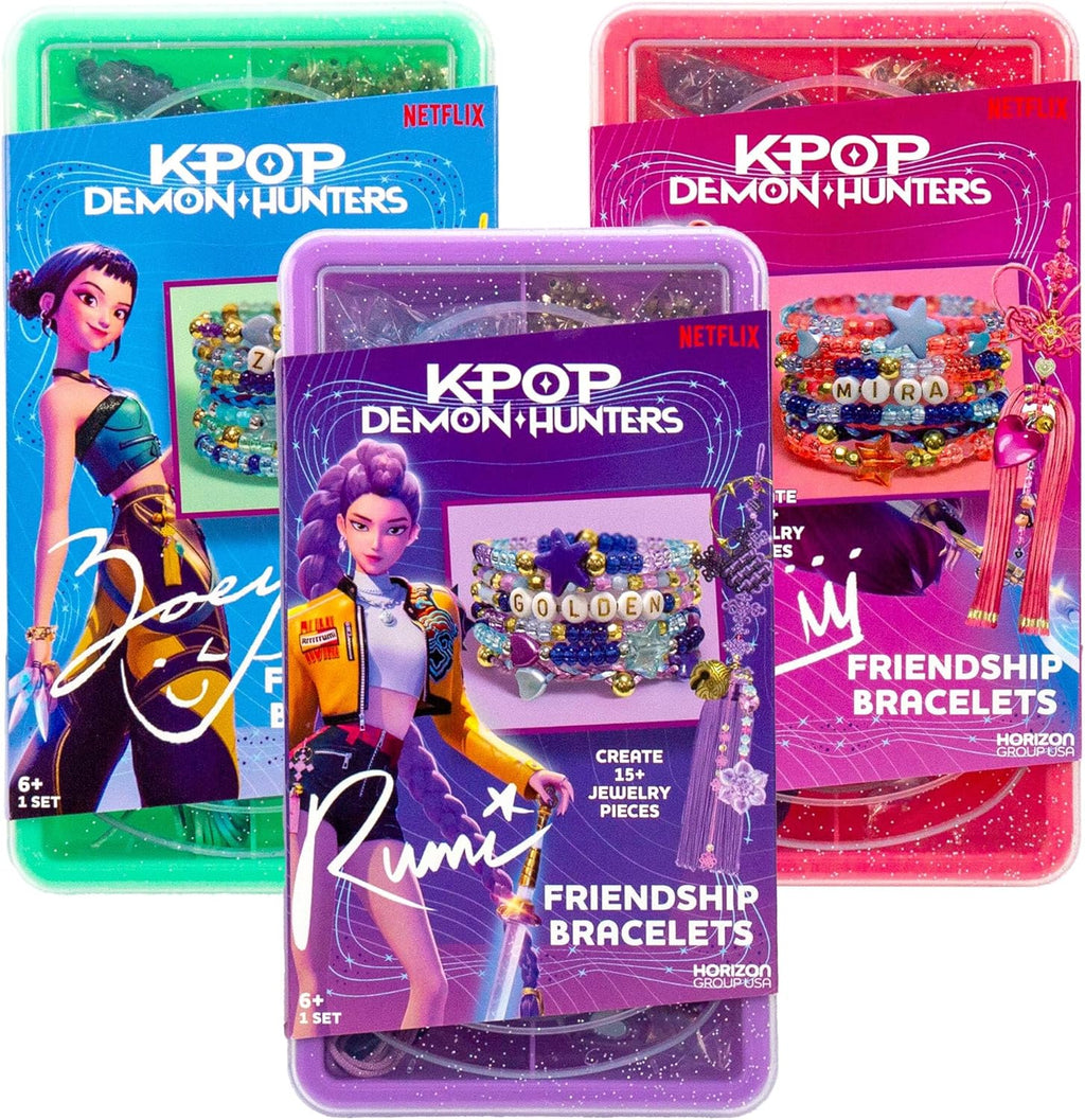 Kpop Demon Hunters™ Friendship Bracelet Kit, 3-Pack