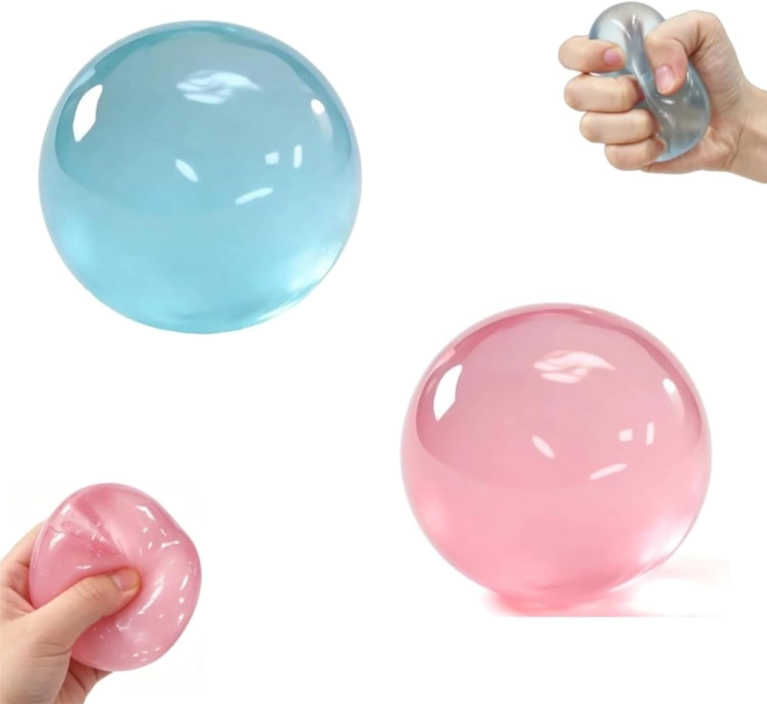 Set of 2 Coconut Oil Stress Balls 
