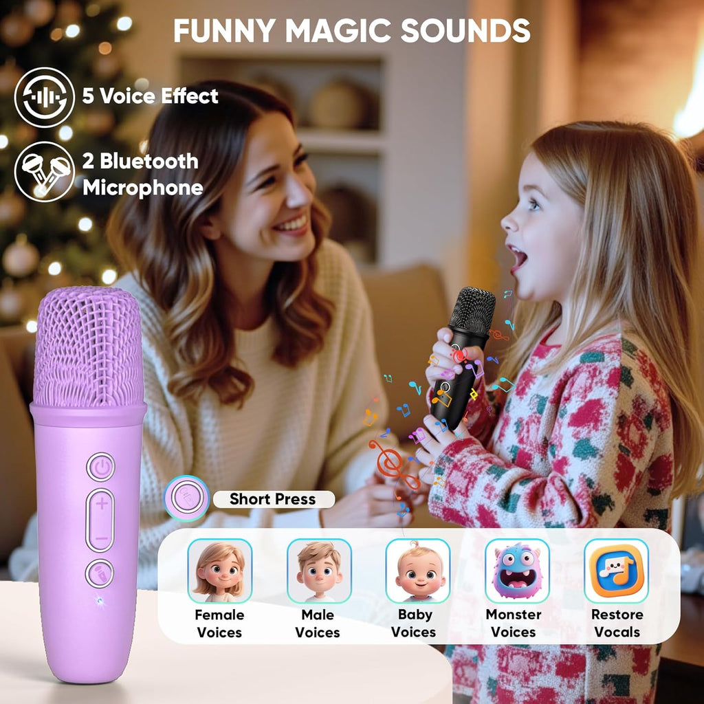 Portable Bluetooth Speaker with Disco LED Light
