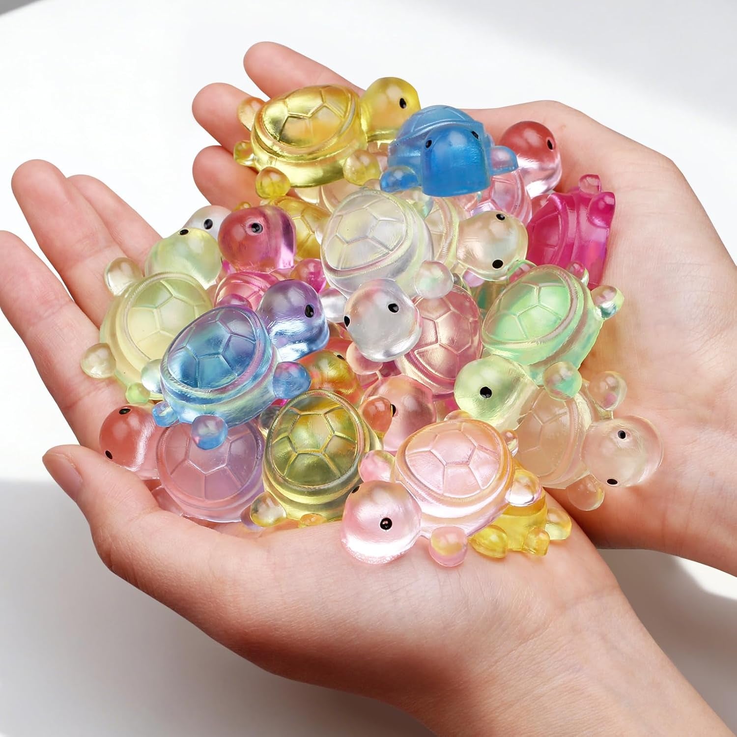 Mini Turtle Squishy Fidget Toys 24 Pack Slow Rise Anxiety Relief Squishies