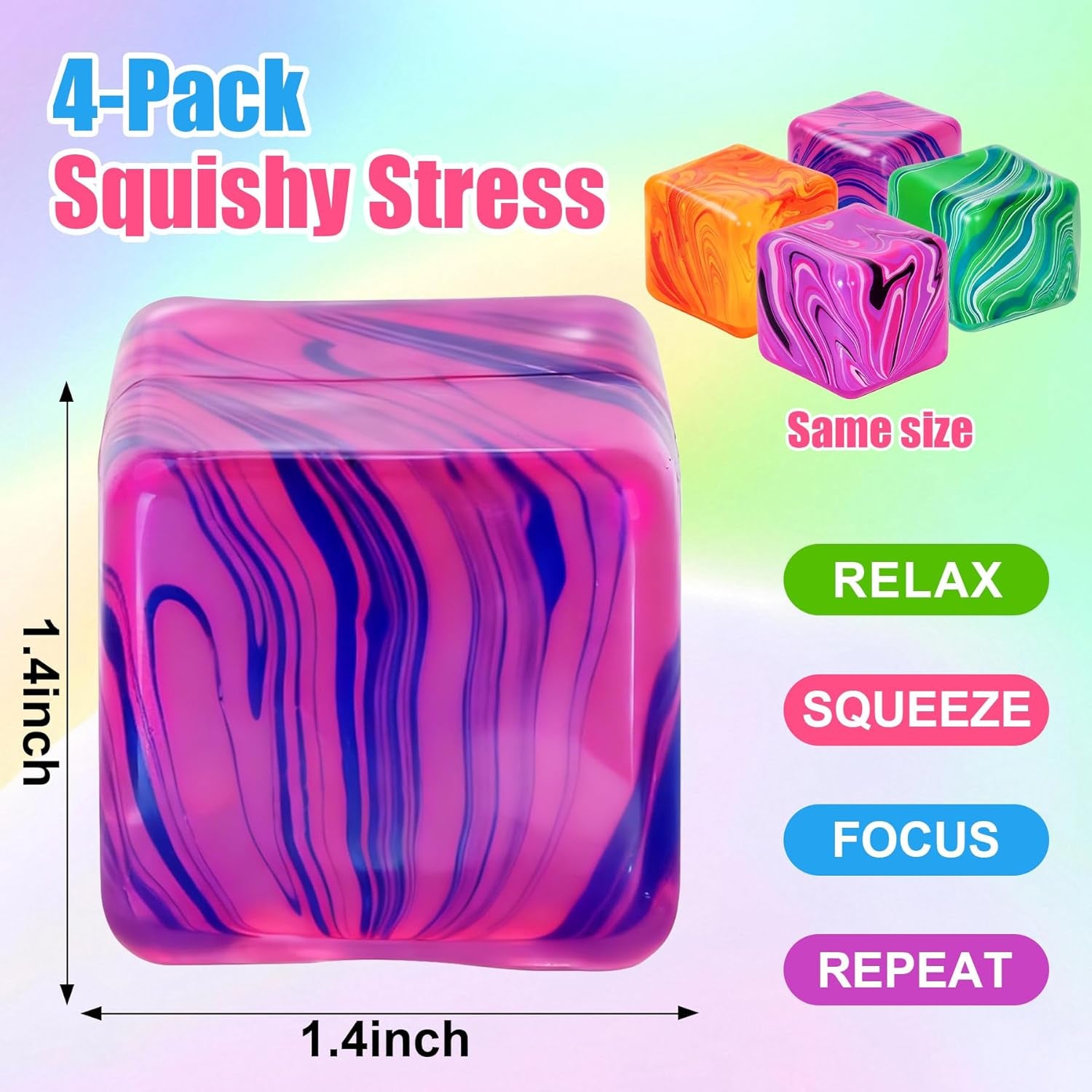 4 Pack Fidget Toys