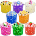Jelly Cube Clear Slime Kit 8 Pack for Kids