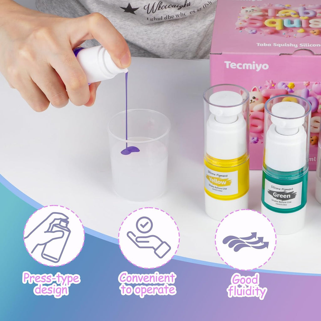 Taba Squishy Silicone Pigment - 12 Colors