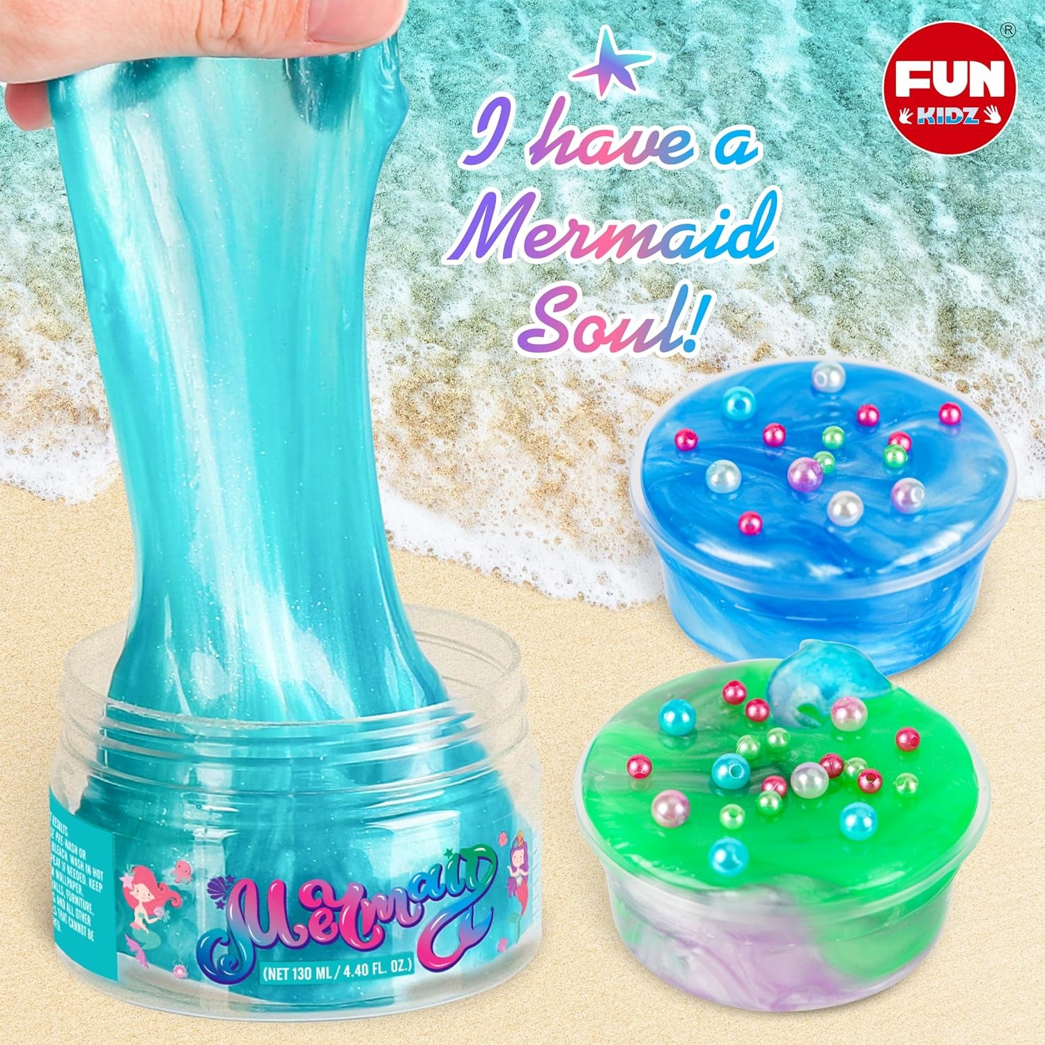 35.16 FL OZ Summer Mermaid Slime 