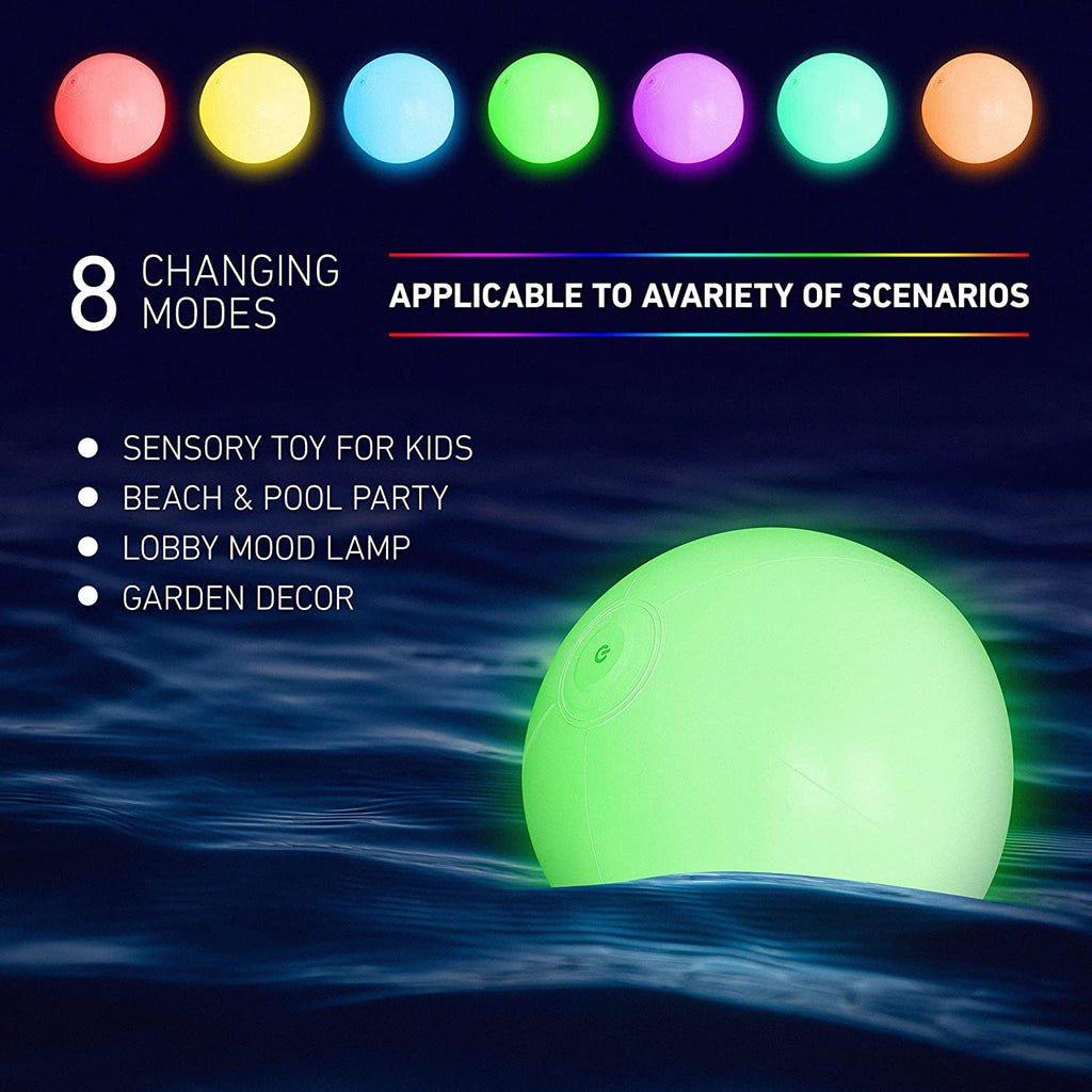 Pool Toys - 16" Light up Beach Ball