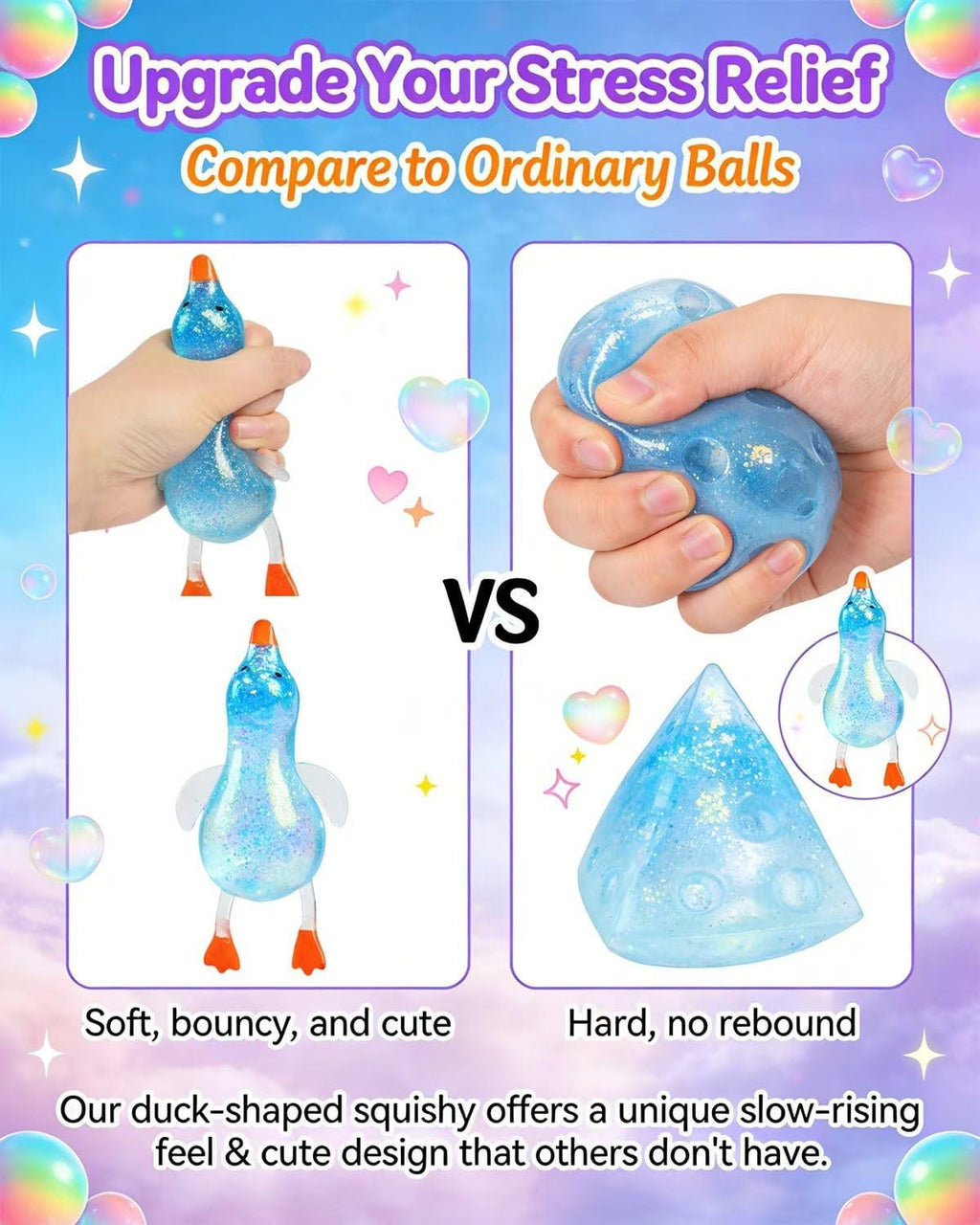 Glitter Duck Squishy 