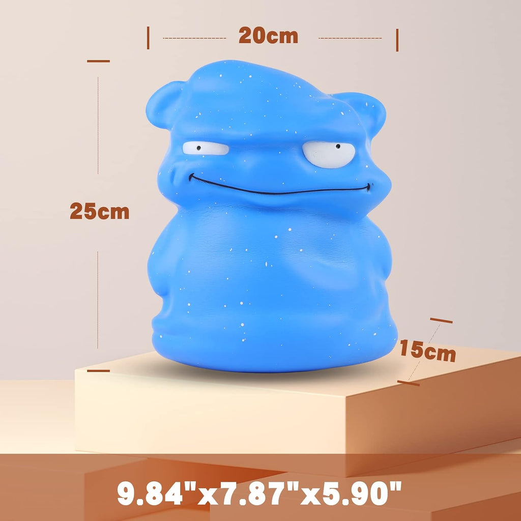 9.8 Inch Jumbo Squishies Blue Monster 