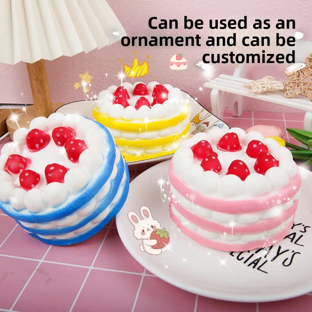 Strawberry Birthday Cake Squishies