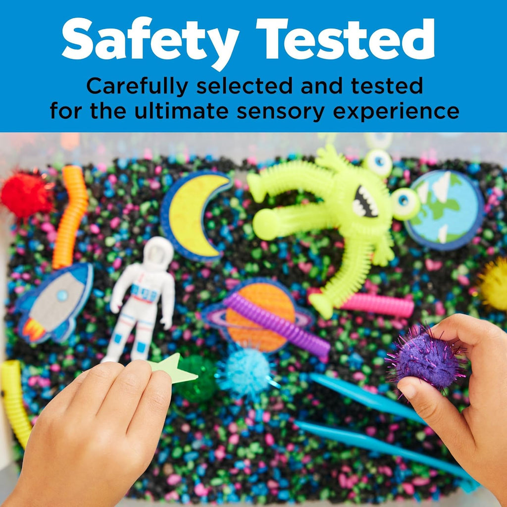 Sensory Bin: Outer Space Toys 
