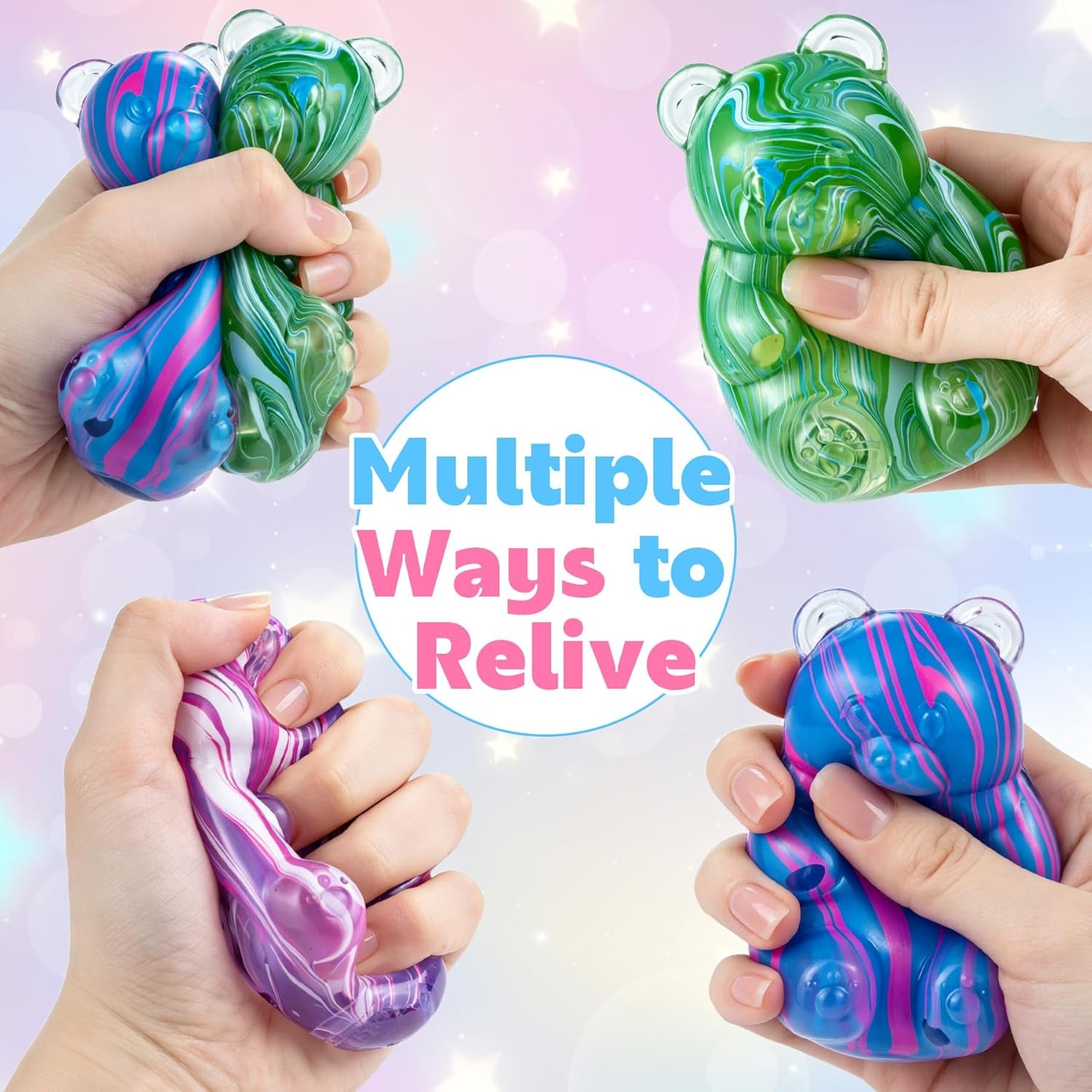1Pc Gummy Bear Squishies 