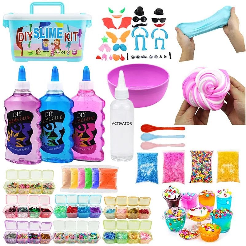 Stretch Crystal Slime Set Slime DIY Butter Slime