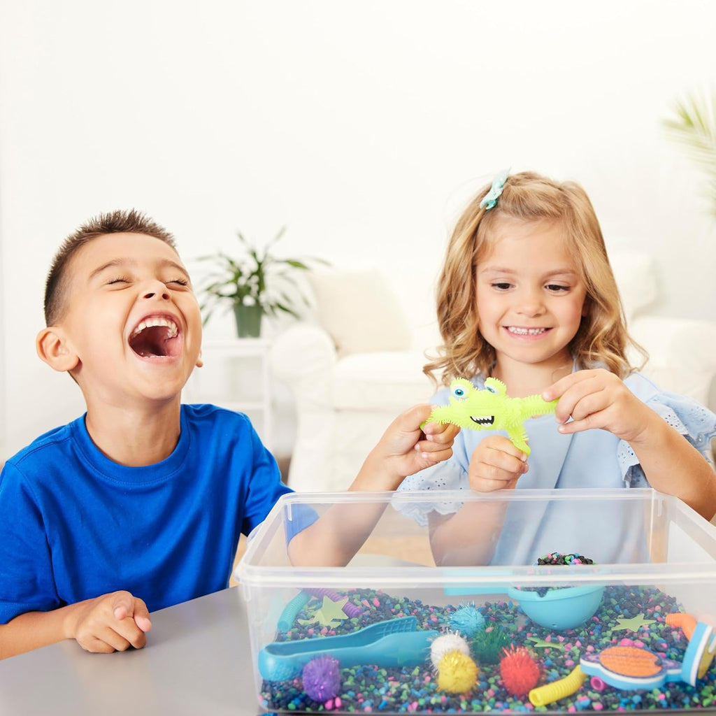 Sensory Bin: Outer Space Toys 
