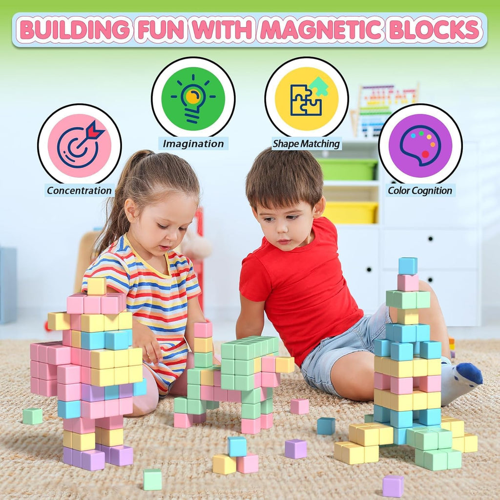 45PCS Magnetic Blocks - Toddler Girl Toys