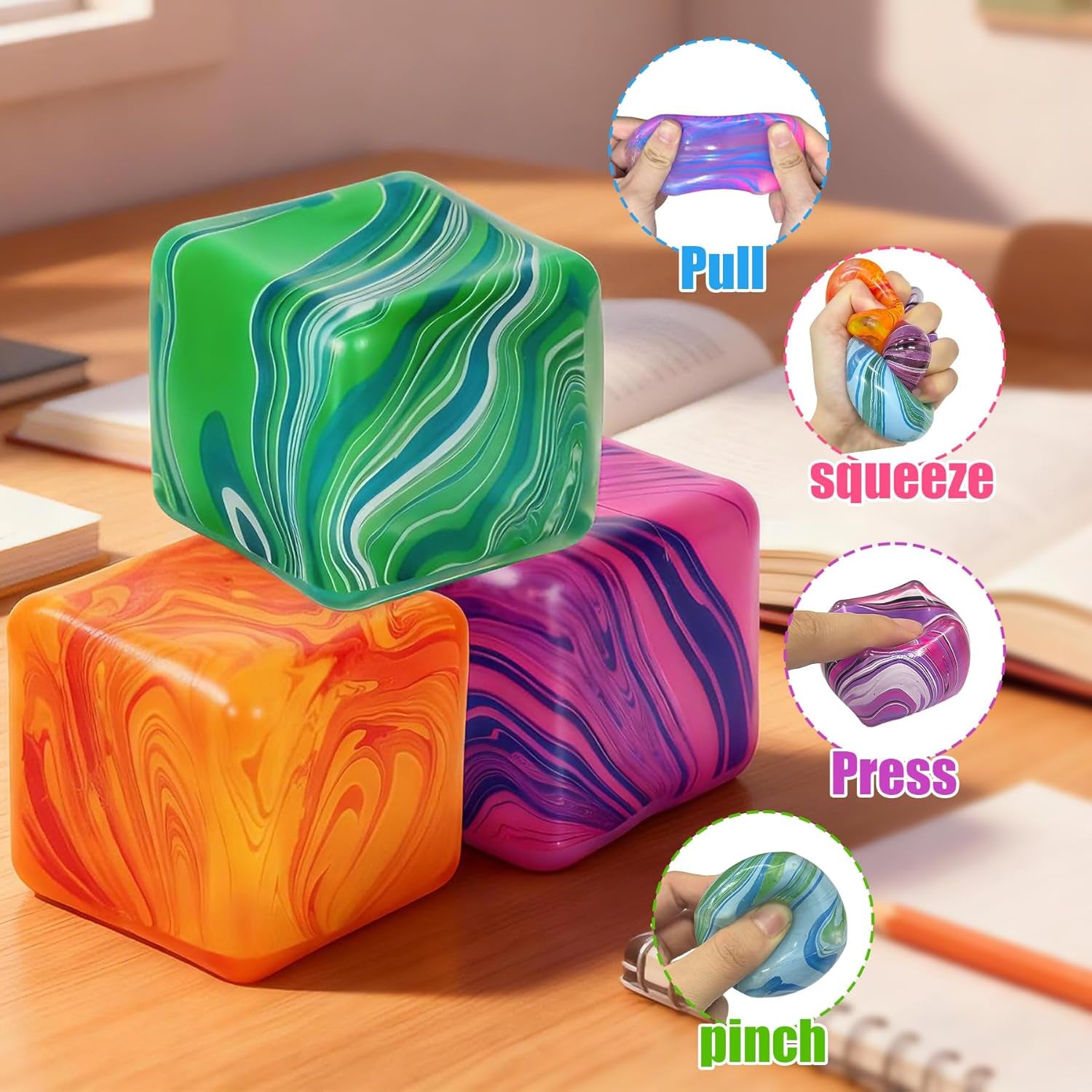 4 Pack Fidget Toys