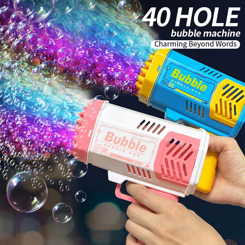 40 Hole Bubble Machine Fully Automatic Bubble Blowing 