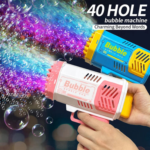 40 Hole Bubble Machine Fully Automatic Bubble Blowing 