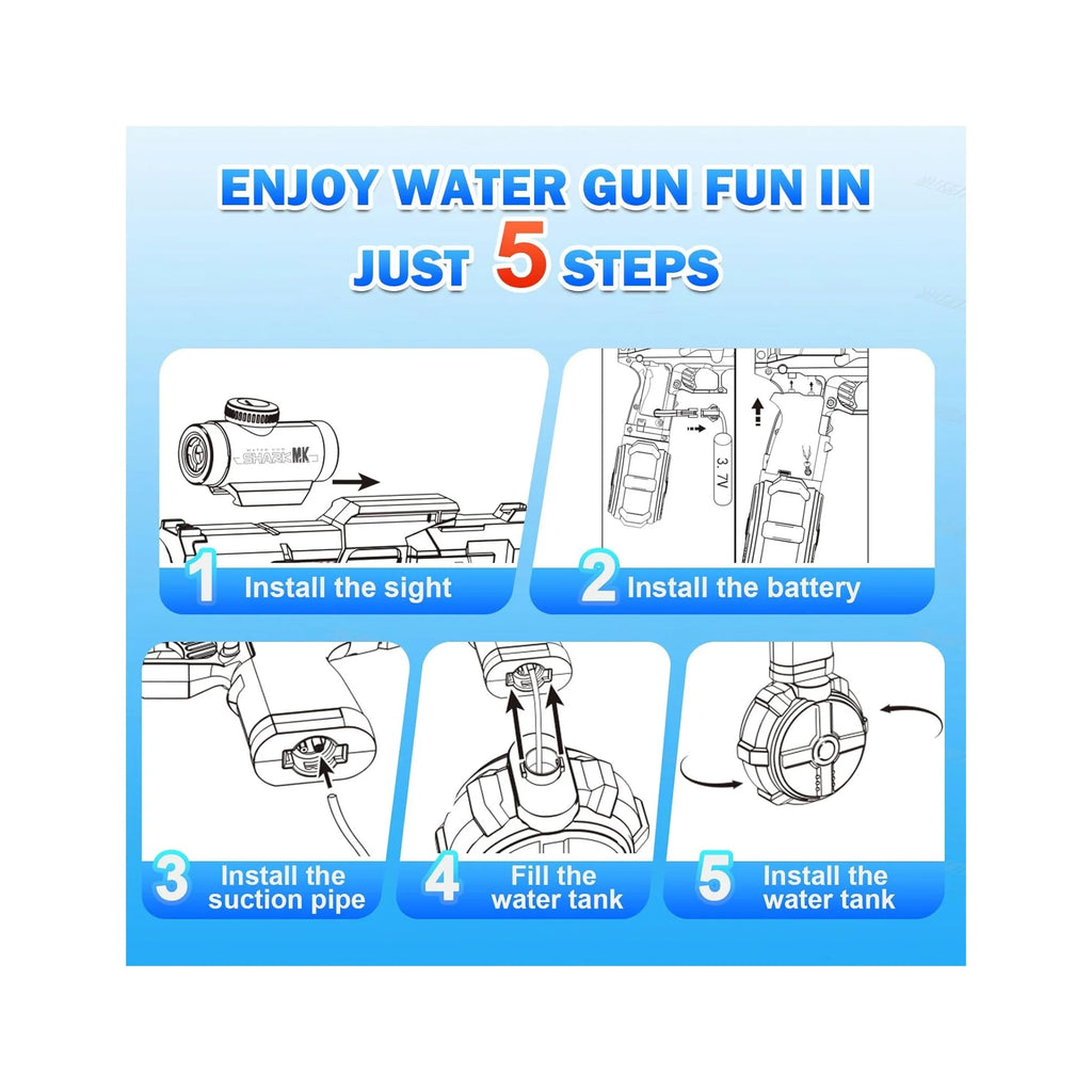 Electric Water Gun for Adults Kids