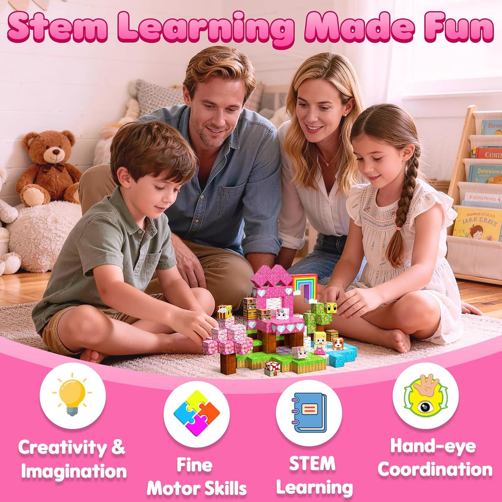 Magnetic Blocks, 100PCS Magnetic Building Blocks
