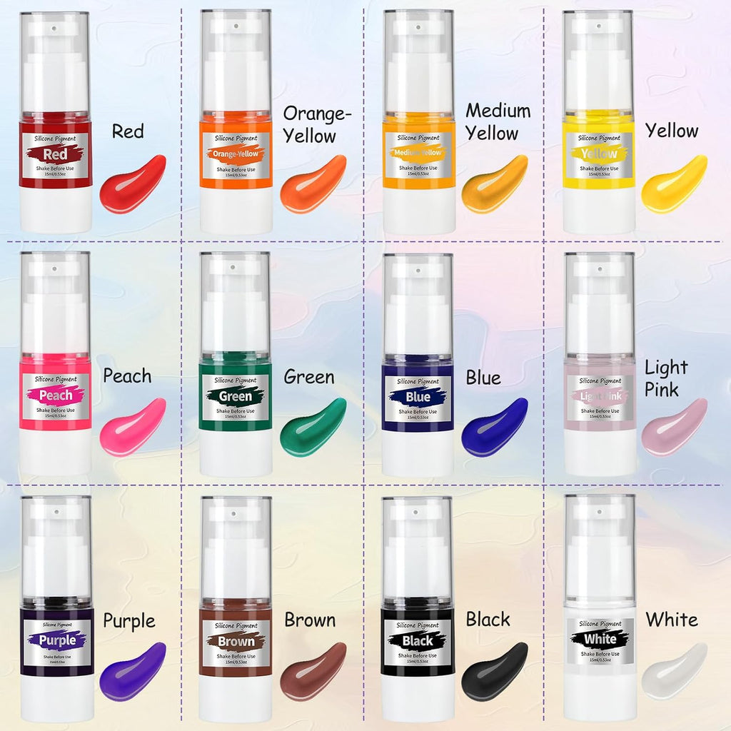 Taba Squishy Silicone Pigment - 12 Colors
