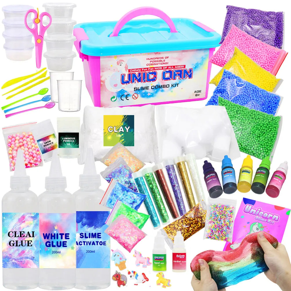 Stretch Crystal Slime Set Slime DIY Butter Slime