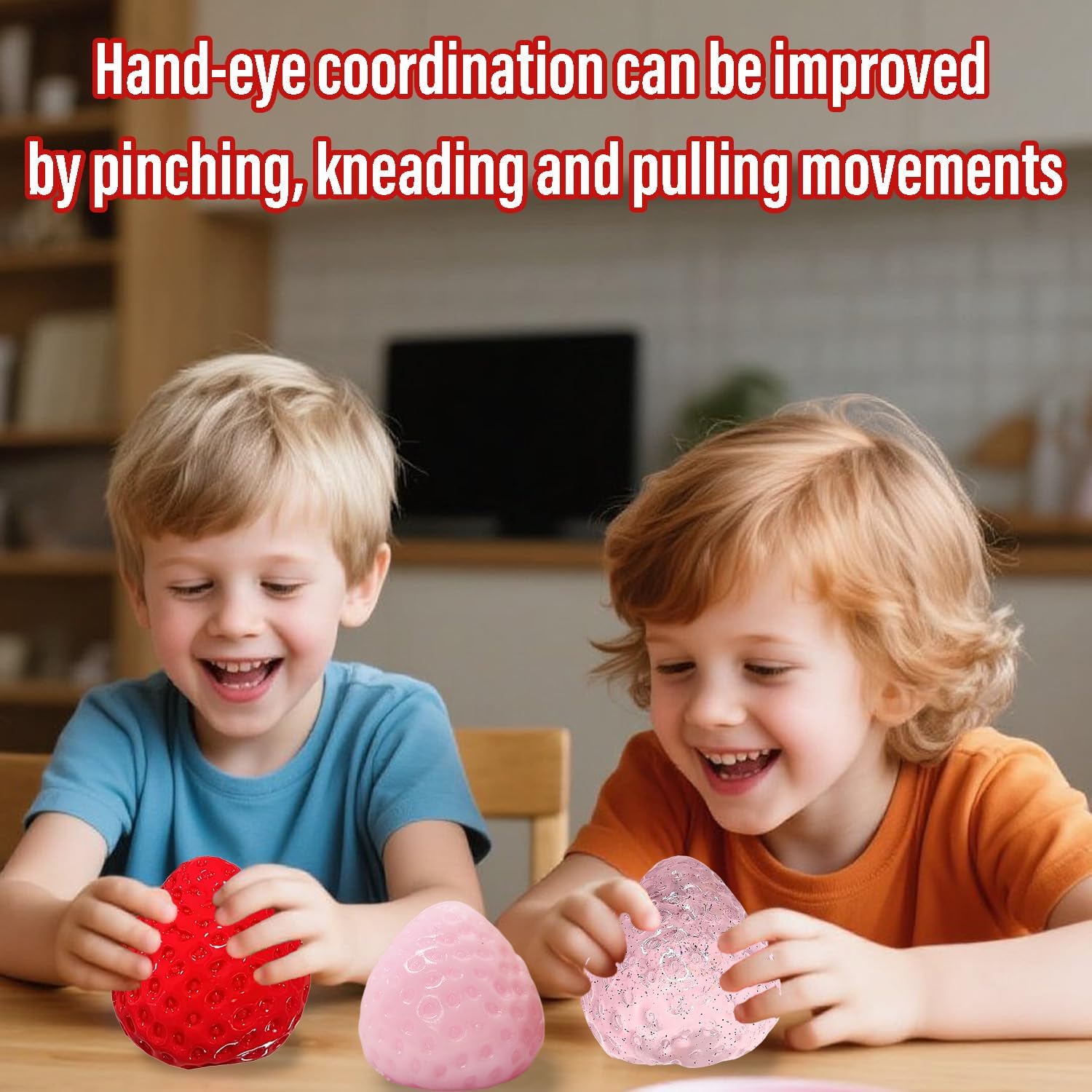 3Pcs Big Squishies Strawberry Toys
