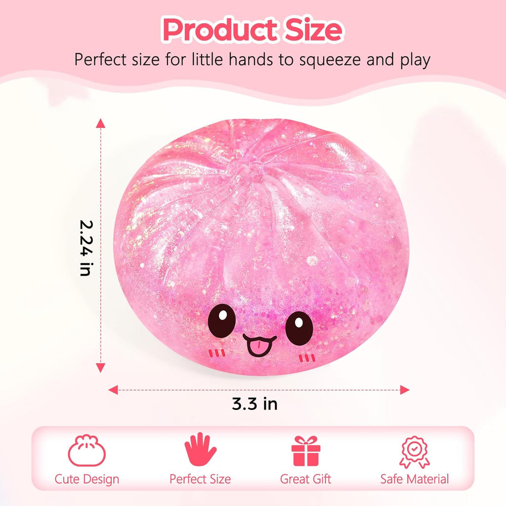 Sugar Dumpling Squishy,Rare Style (Pink)