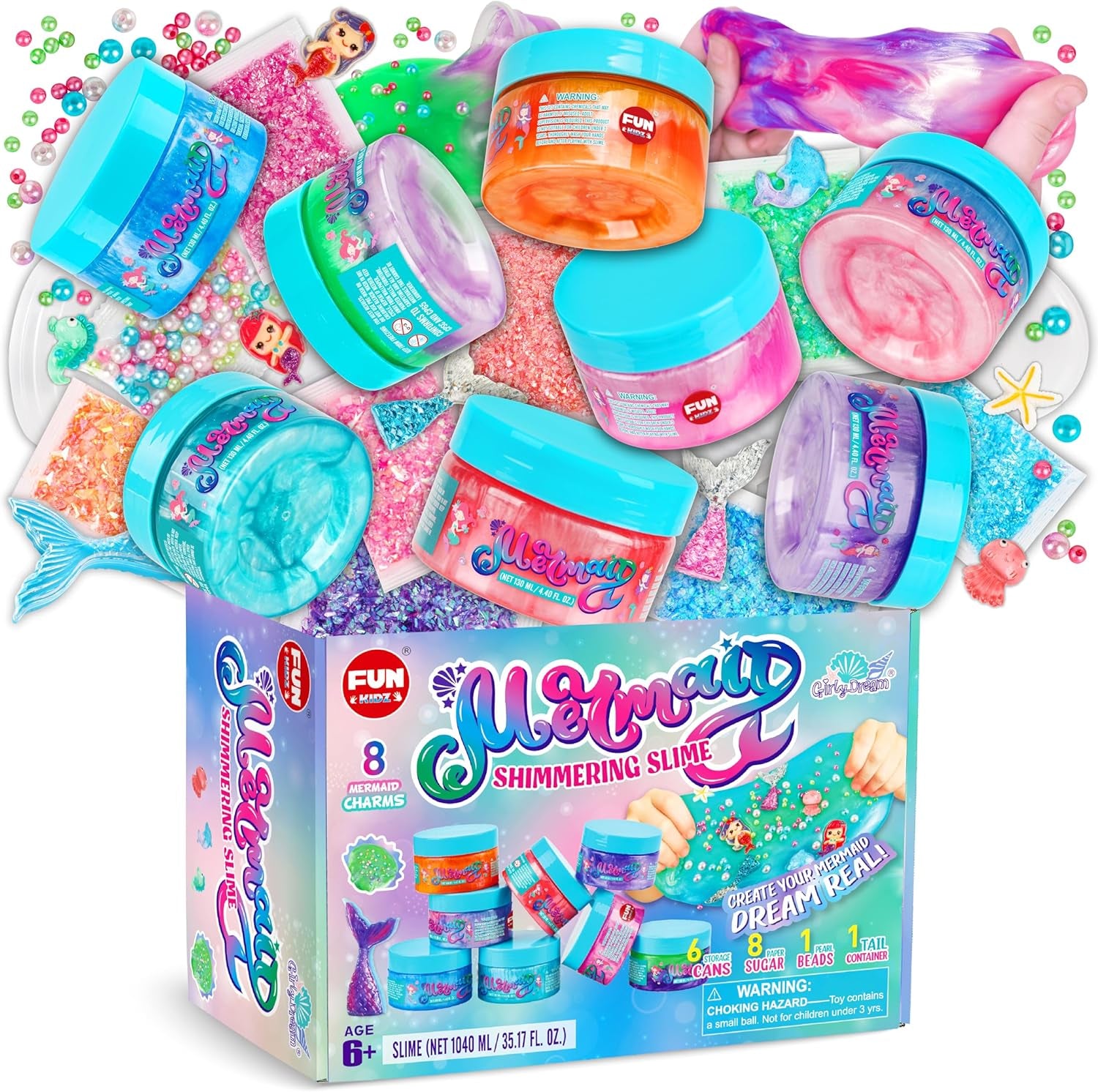 35.16 FL OZ Summer Mermaid Slime 