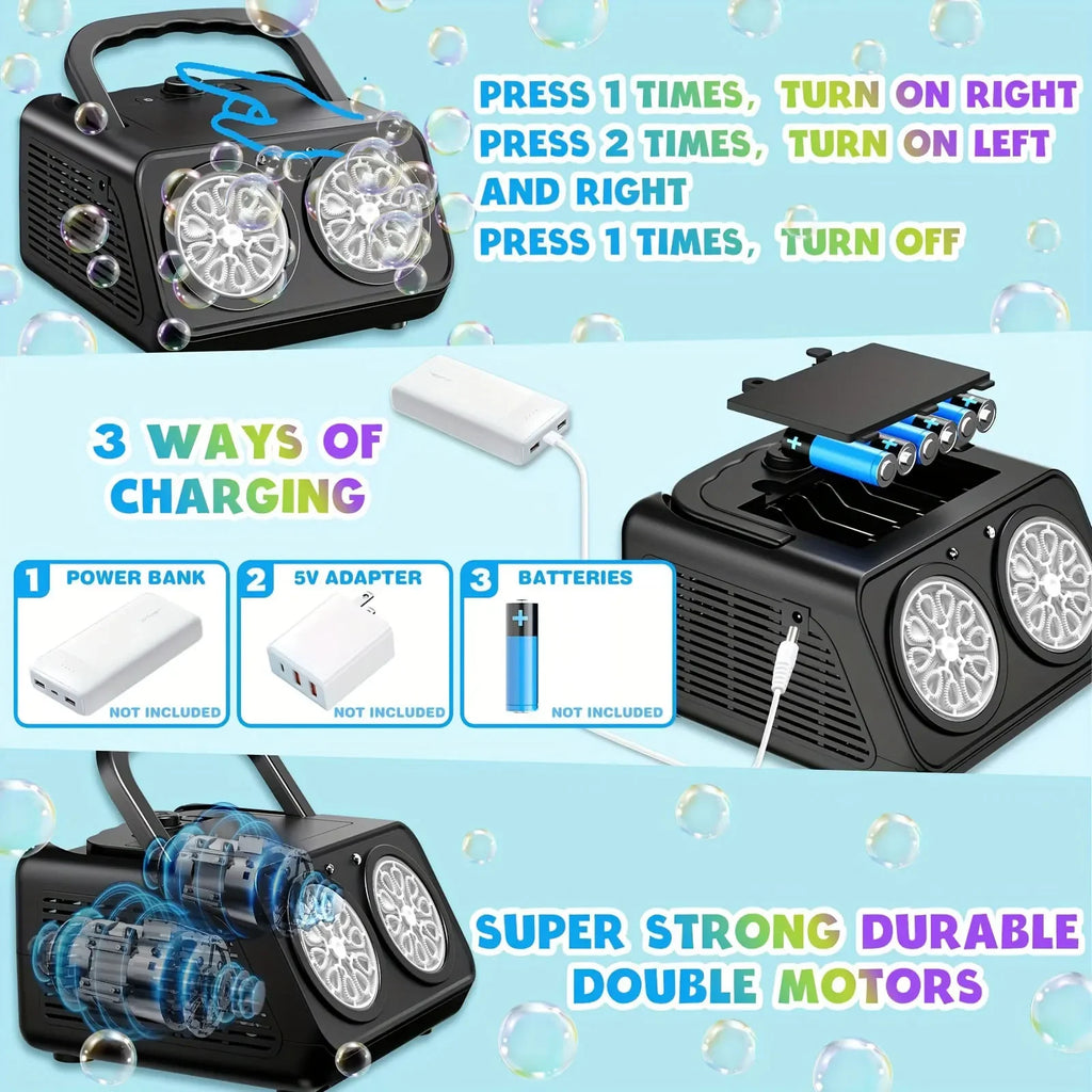Handheld Automatic Bubble Machine