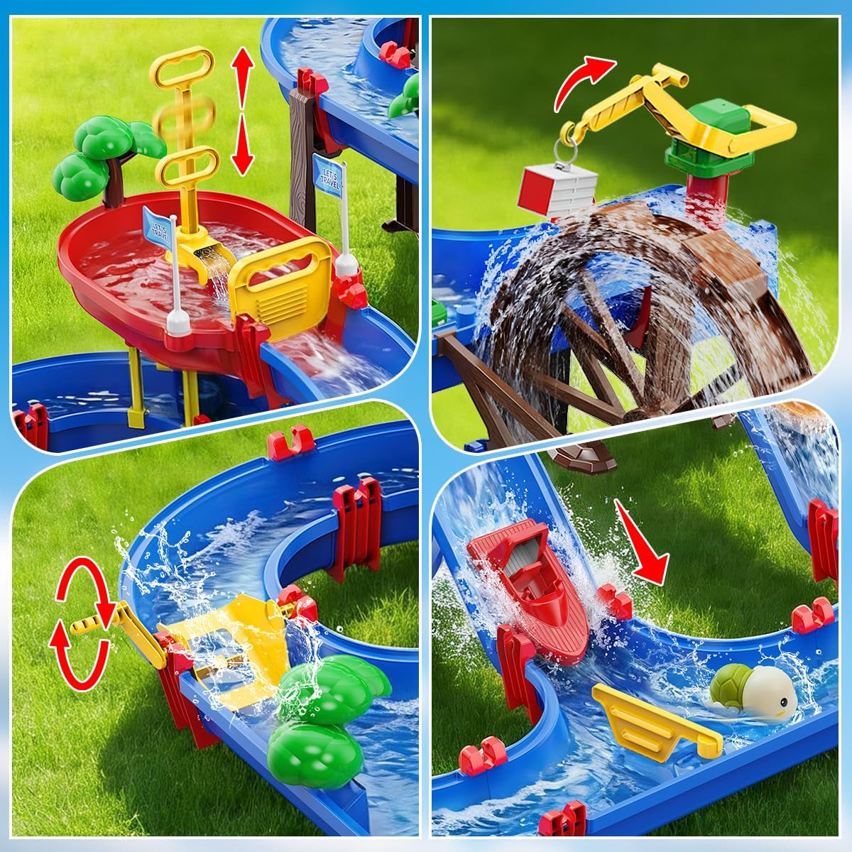 2-Tier Watermill Summer Water Table