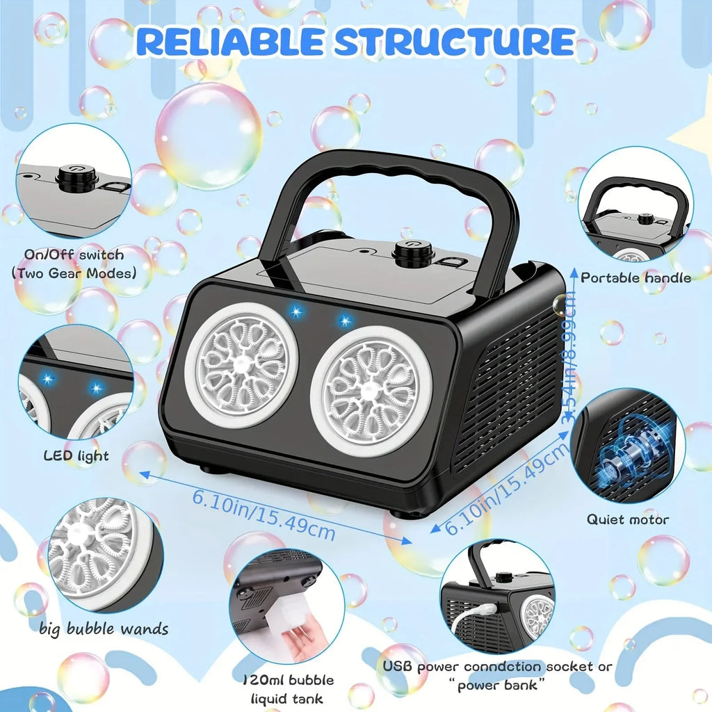 Handheld Automatic Bubble Machine