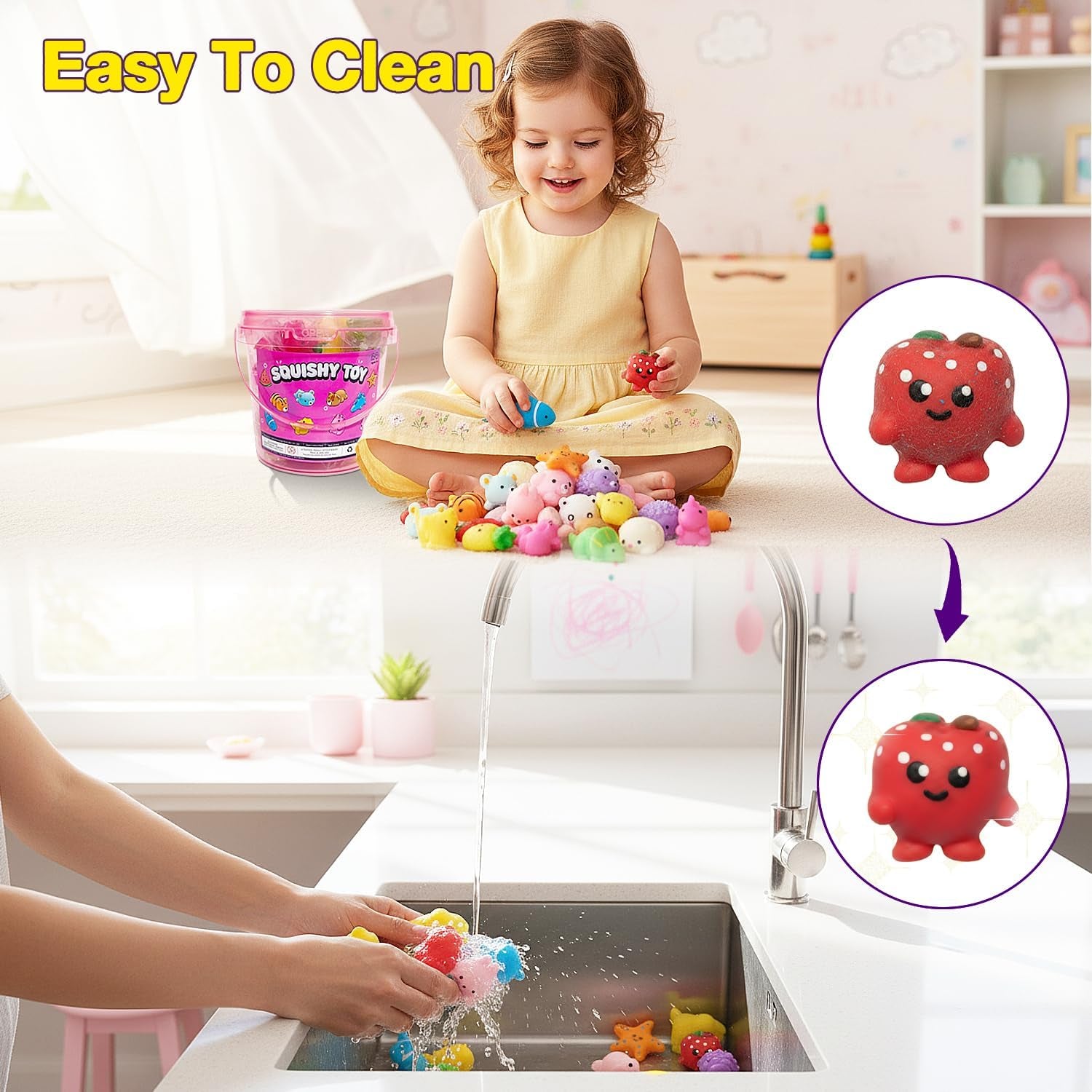 30 Pack Mochi Squishy Toys