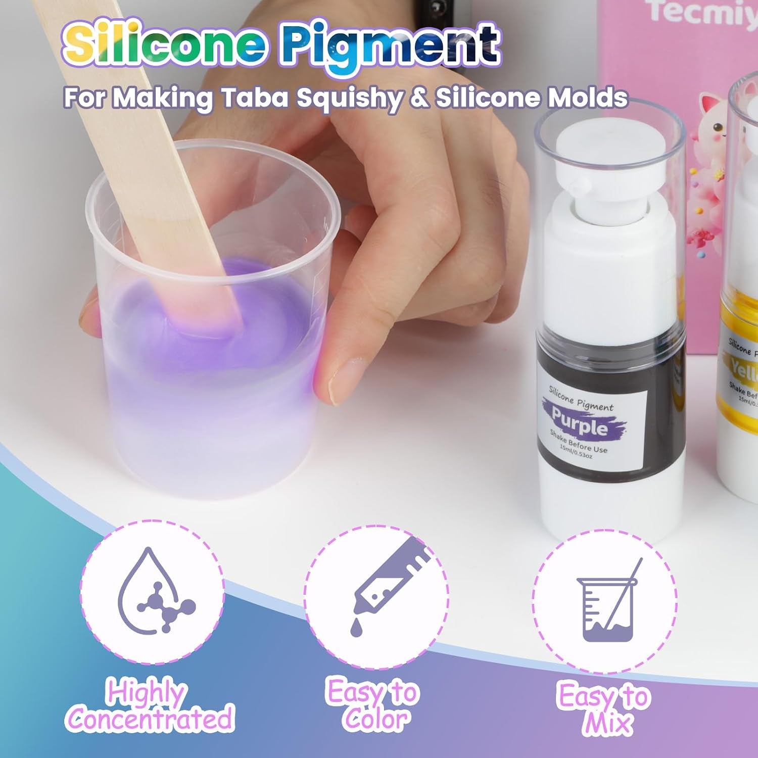 Taba Squishy Silicone Pigment - 12 Colors