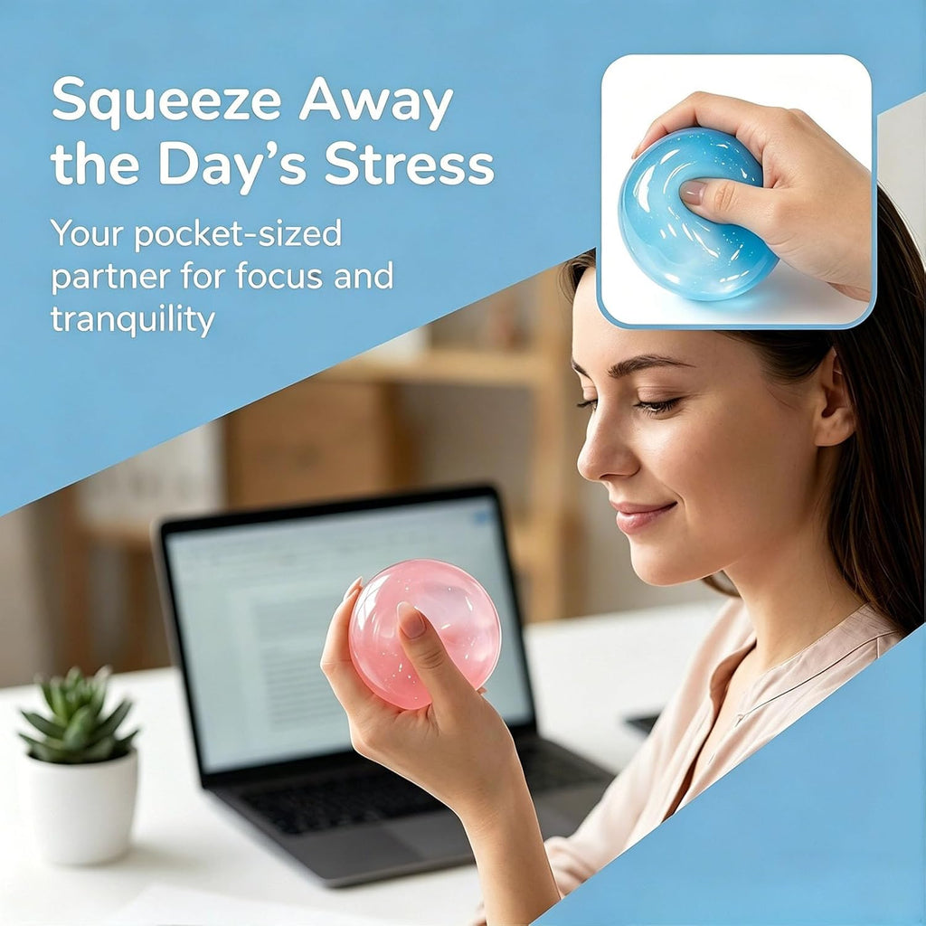 Set of 2 Coconut Oil Stress Balls 