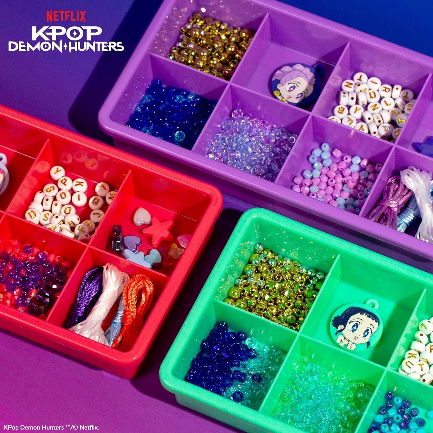 Kpop Demon Hunters™ Friendship Bracelet Kit, 3-Pack
