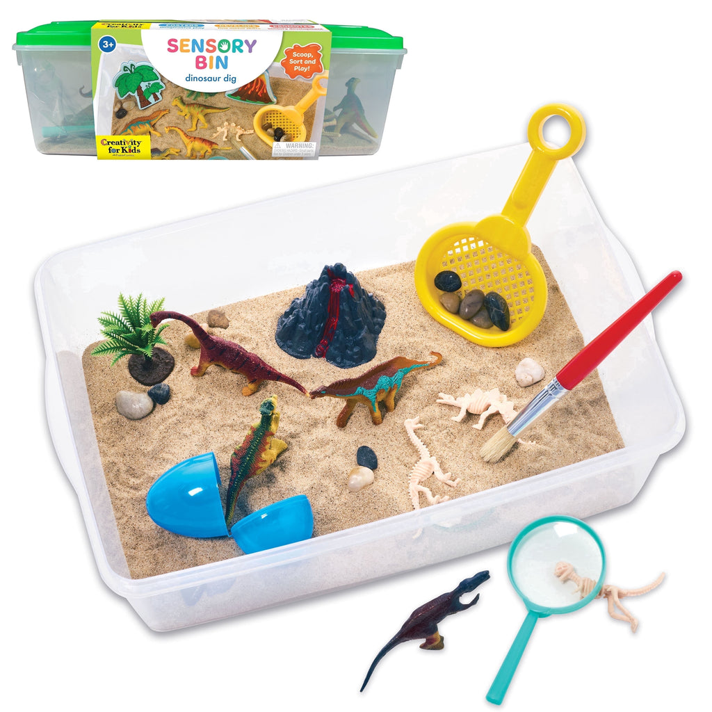 Sensory Bin: Dinosaur Dig (Ages 3+)