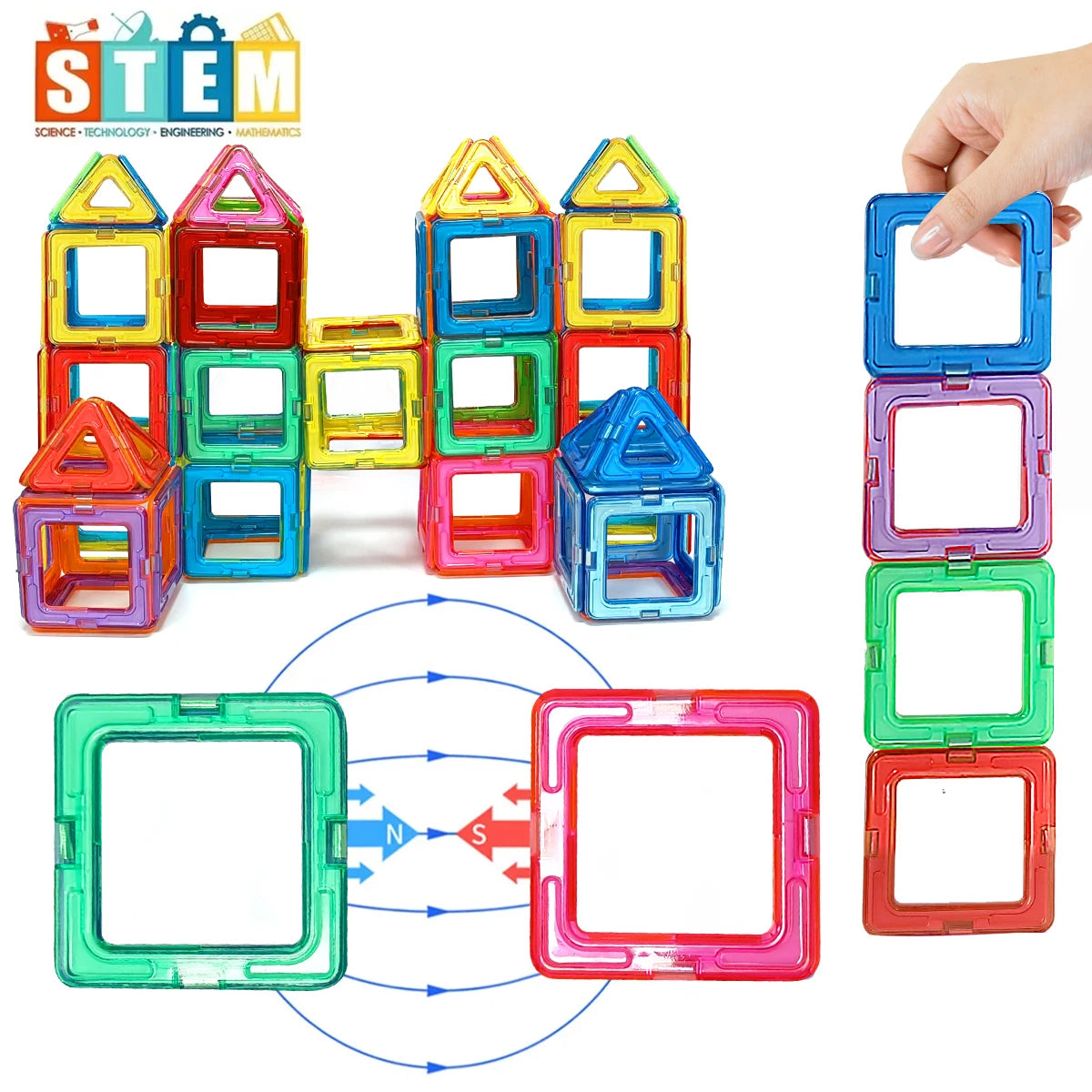 MagnaBuild: 3D Magnetic STEM Blocks