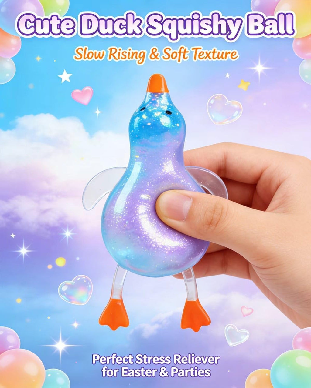 Glitter Duck Squishy 