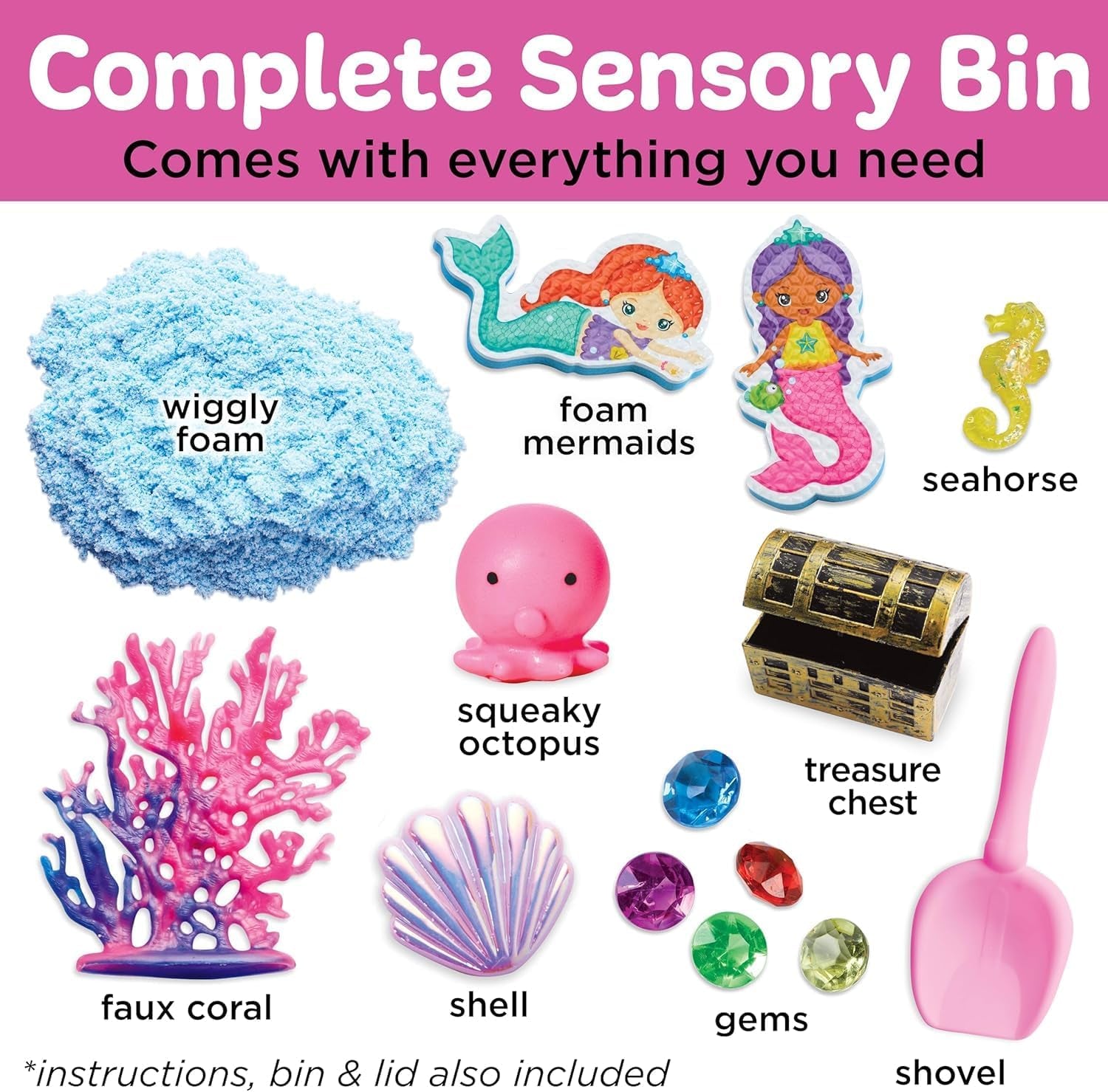 Sensory Bin: Mermaid 