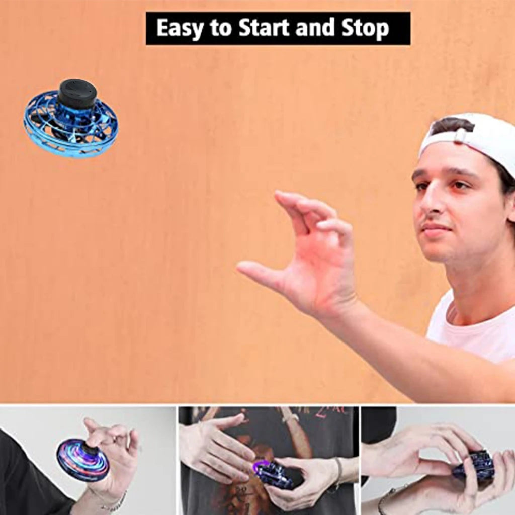 NEW LED Flying UFO Spinner Fingertip