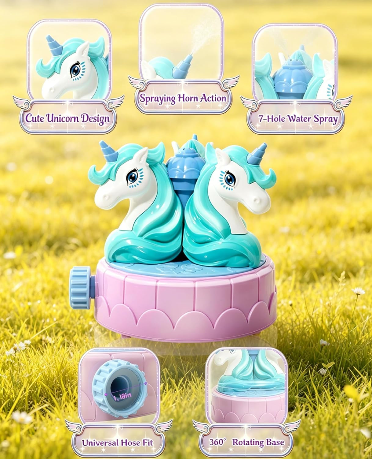 Sprinkler for Kids Outdoor Water Toys