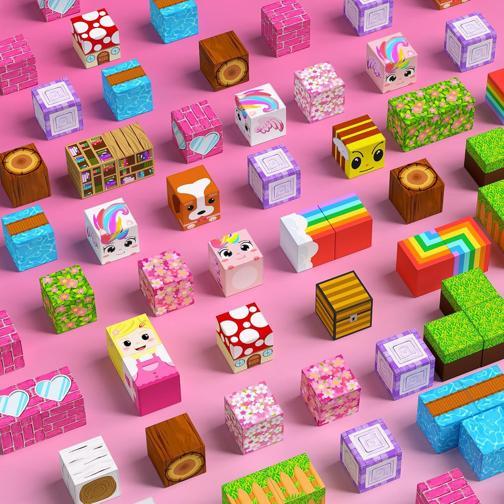 Magnetic Blocks, 100PCS Magnetic Building Blocks