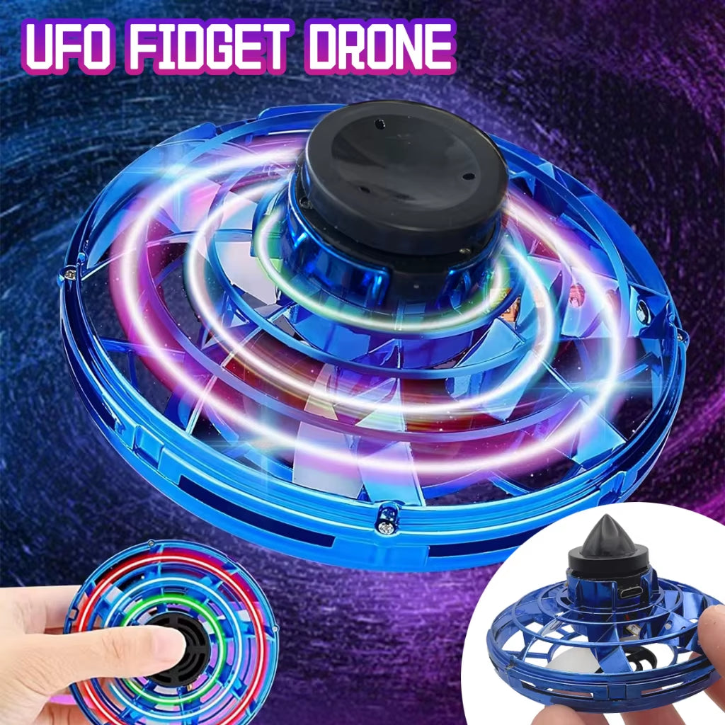 NEW LED Flying UFO Spinner Fingertip