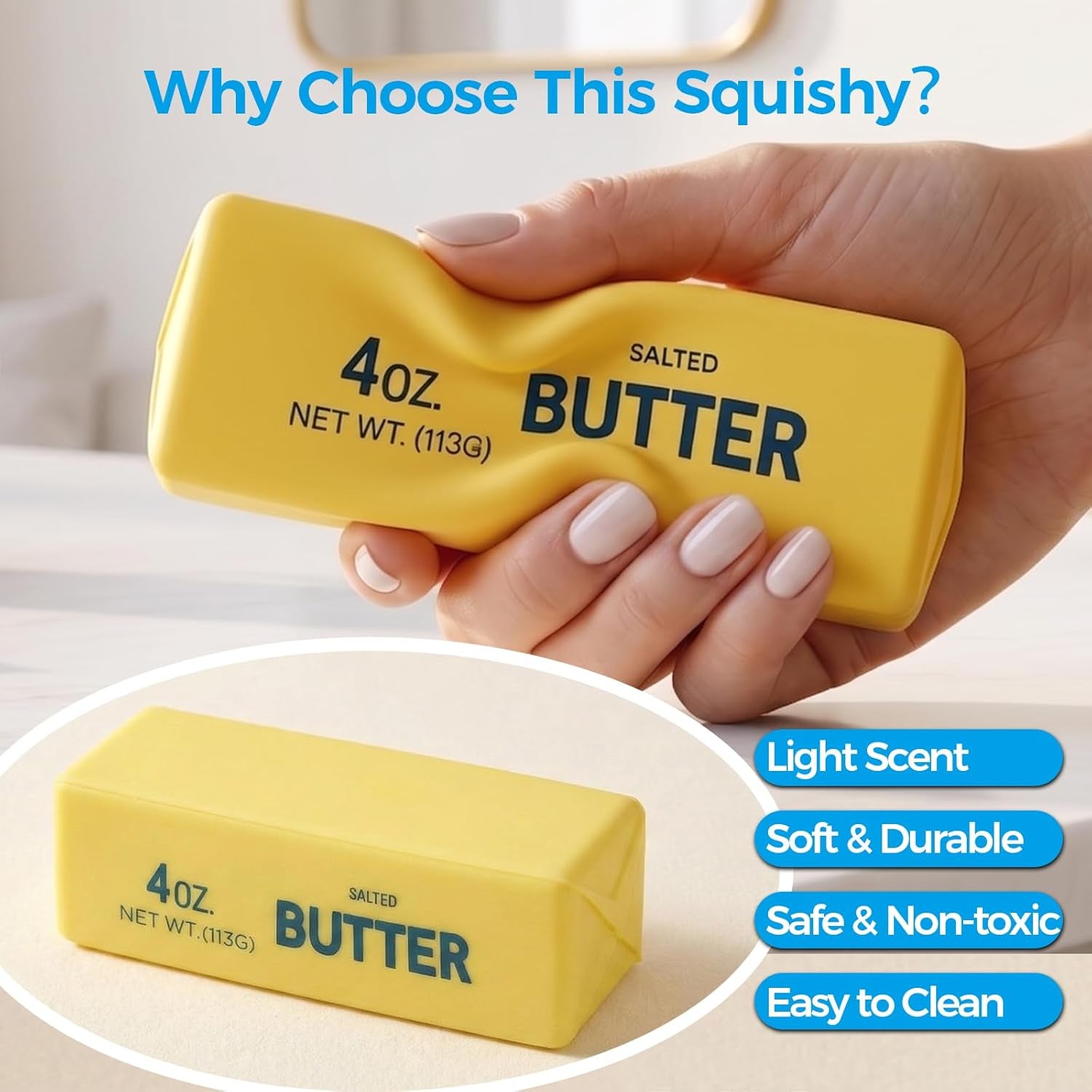 Butter Squishy(Golden)