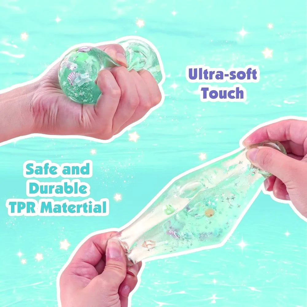 Taba Squishy Stress Balls Cube - Ocean Sensory 