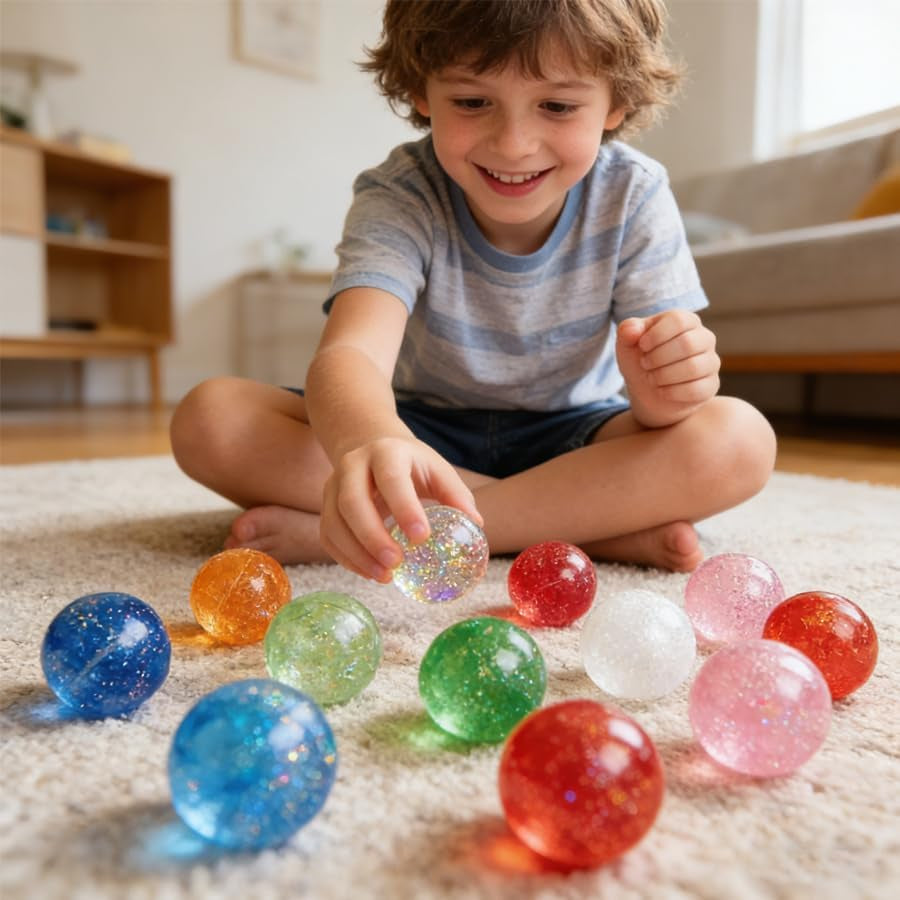 24 PCS Children'S Flash Bouncing Balls