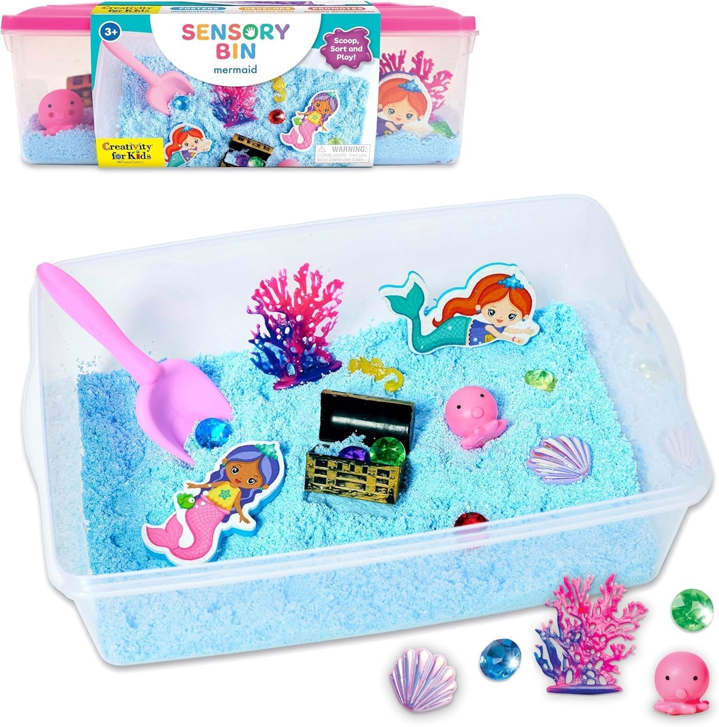 Sensory Bin: Mermaid 