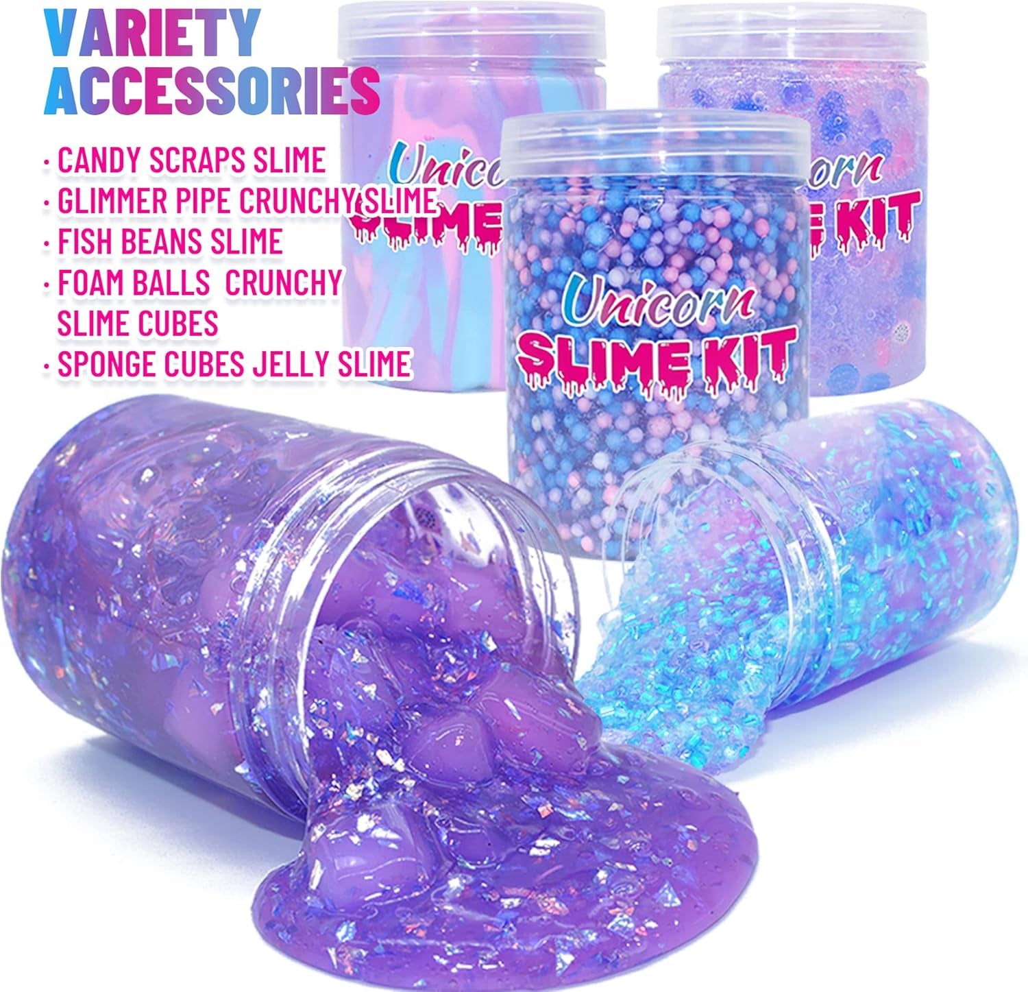 Unicorn Slime Kit for Girls 4-12